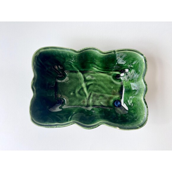 Green Mid-Century Vintage Planter | 1960s Emerald Pottery | Ungemach Pottery Co - Picture 4 of 8